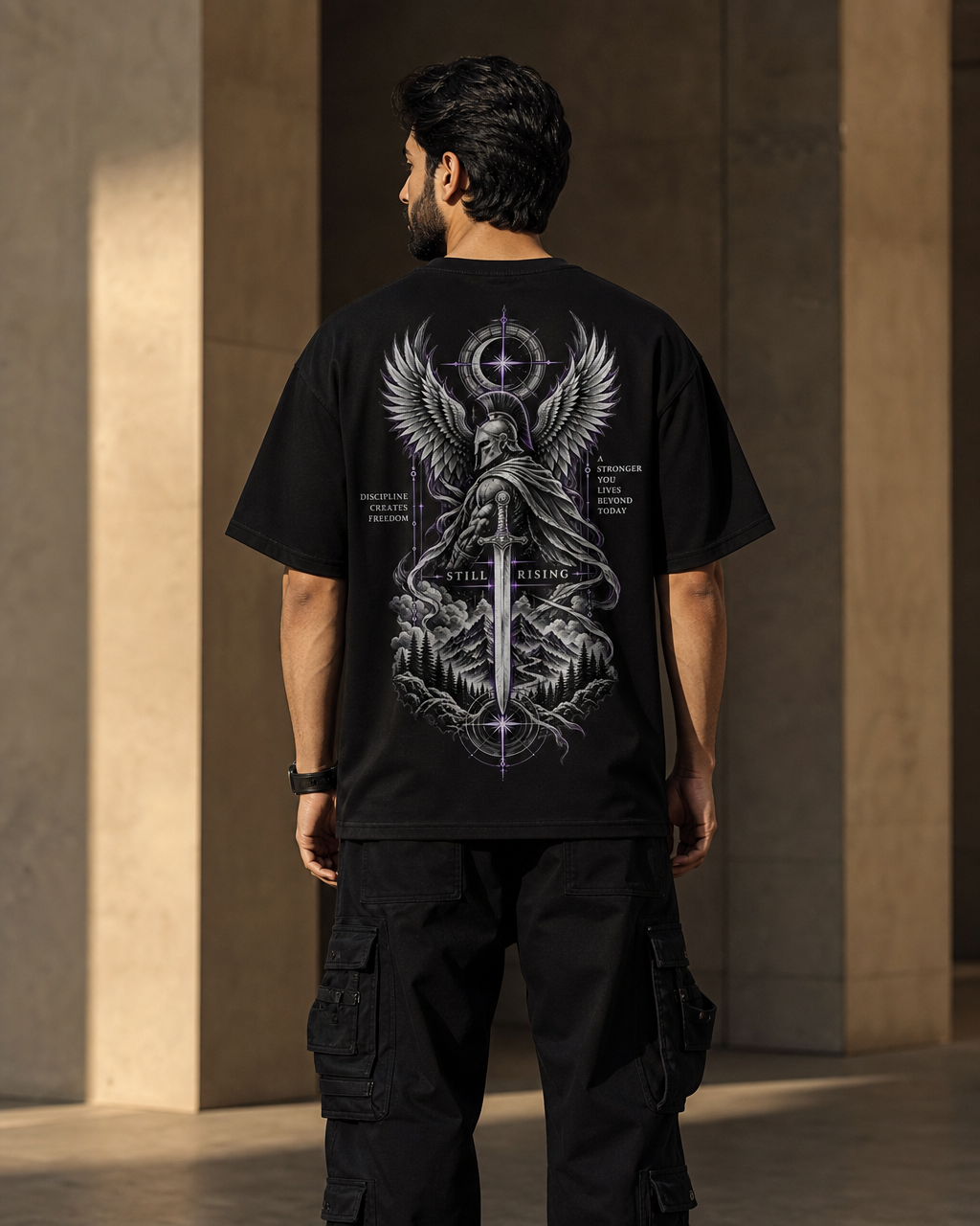 Warrior Oversized Drop Shoulder T-Shirt
