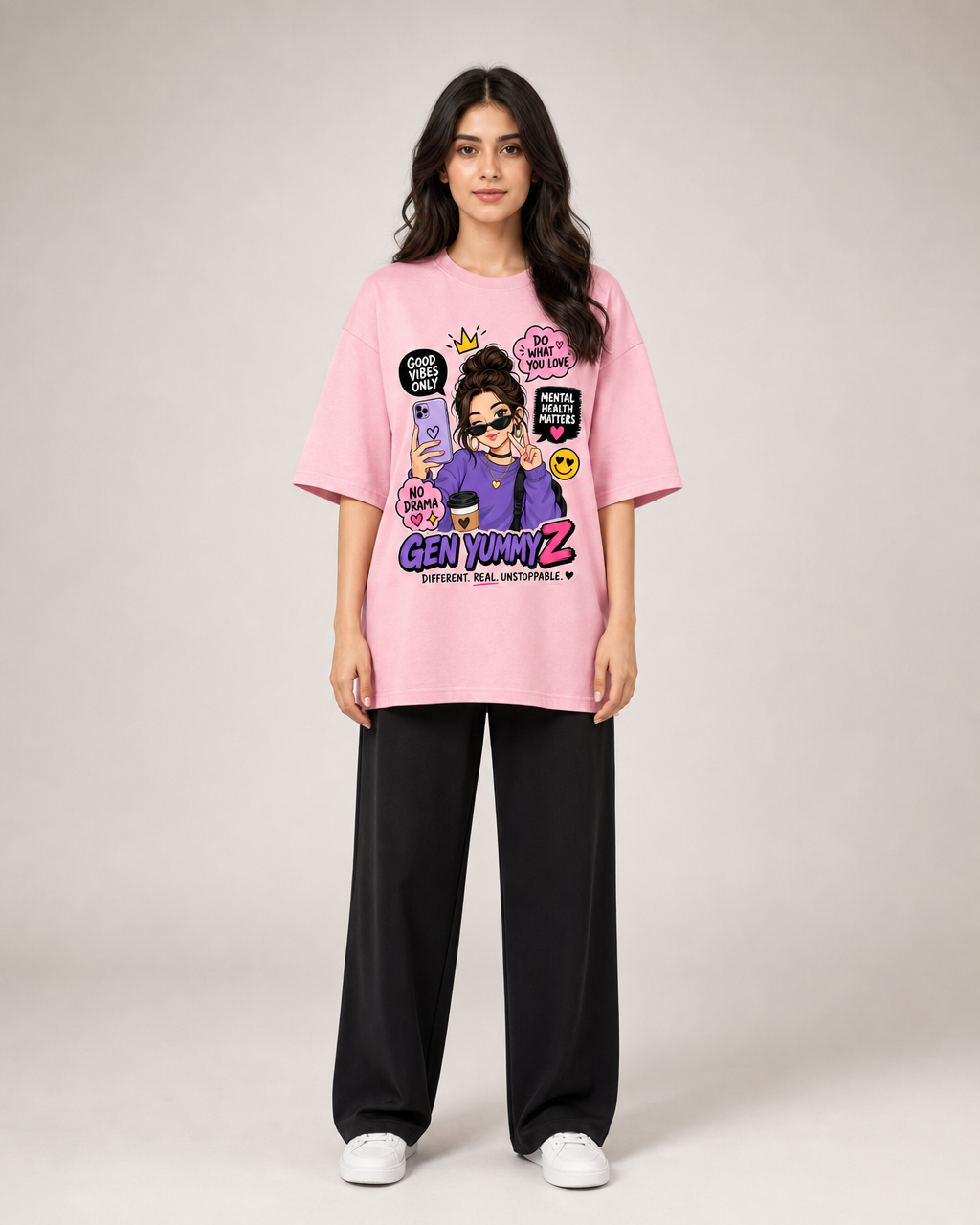 GEN YUMMY Z — Oversized Graphic Tee