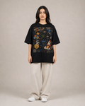 INTERSTELLAR ADVENTURE — Oversized Graphic Tee | Black